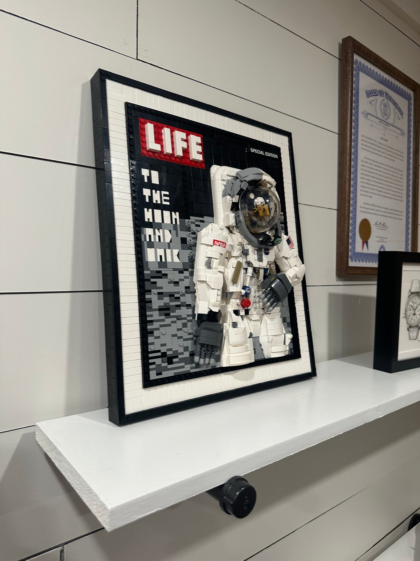 Life Astronaut Framed